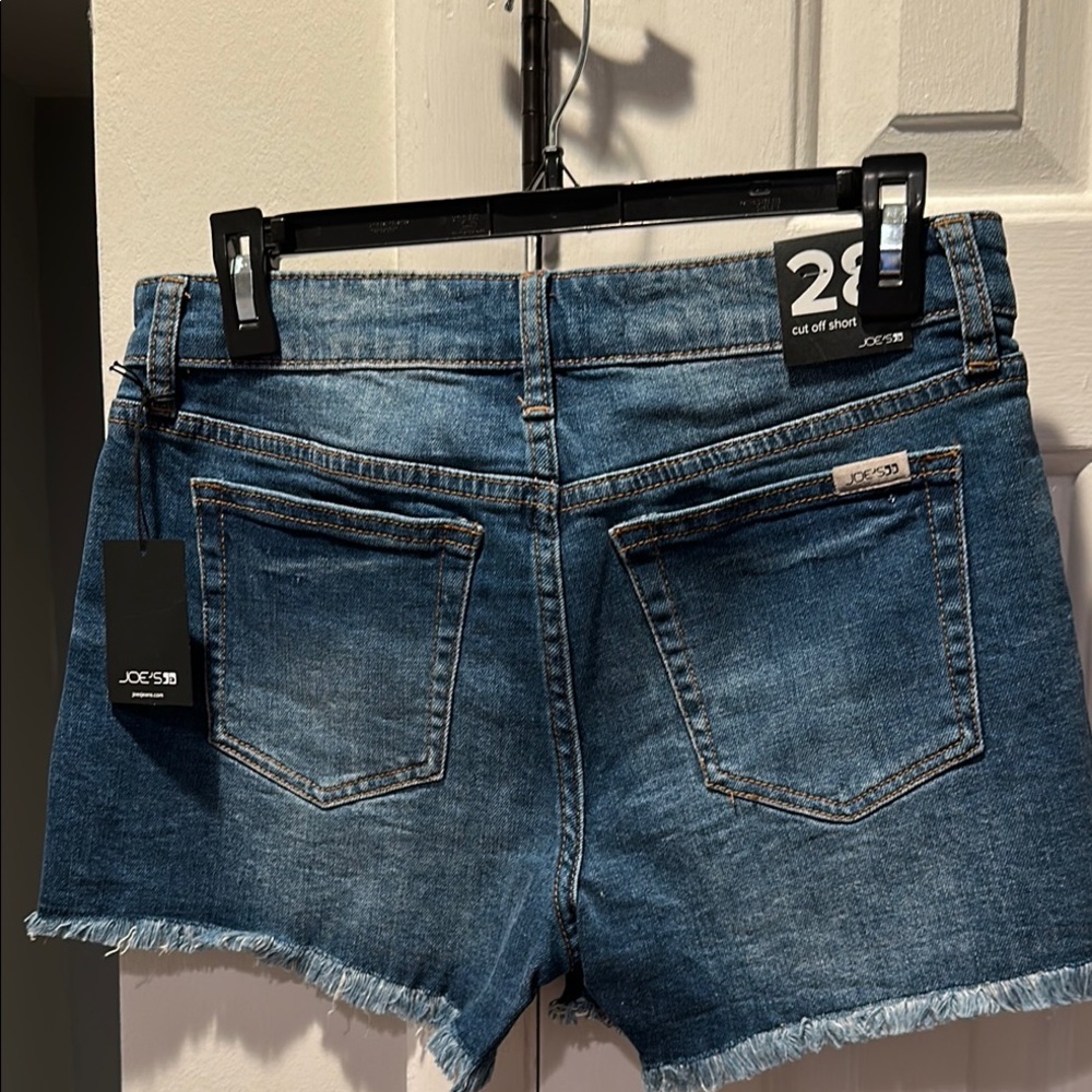 Joe's Jeans Blue Jean Shorts Distressed Cut-Off Style
